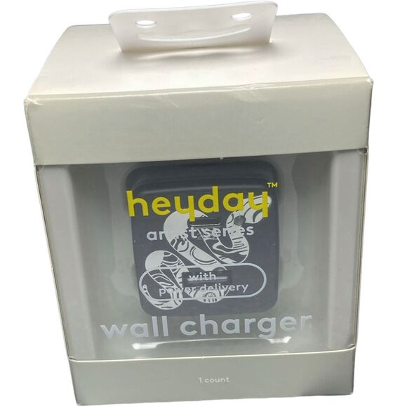 2-Port USB-C 25W Wall Charger Heyday Artist Series Vivien Rodriguez USB-A - Picture 1 of 10